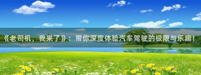 壹号app下载苹果：《老司机，我来了》：带你深度体验汽车驾驶的极限与乐趣！